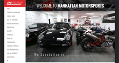 Desktop Screenshot of manhattanmotorsports.com